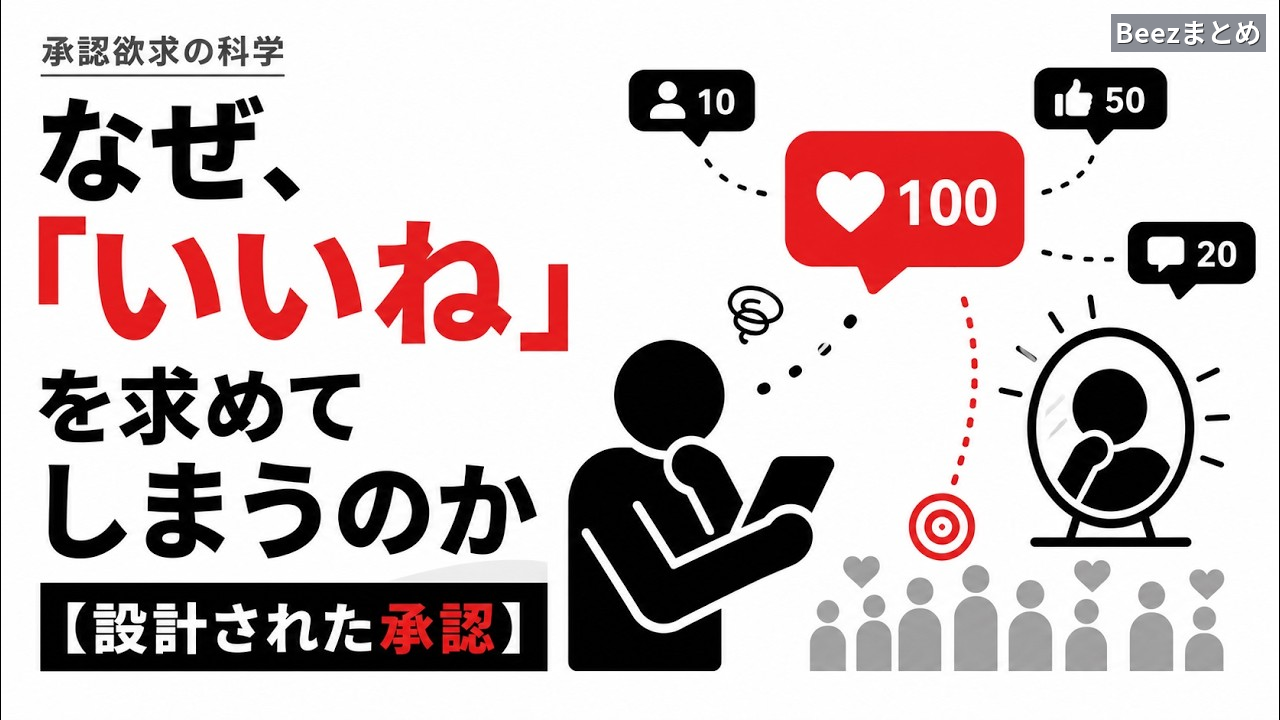 「いいね」が気になる理由——承認欲求は弱さではなく、古い脳と画面の噛み合わせだった
