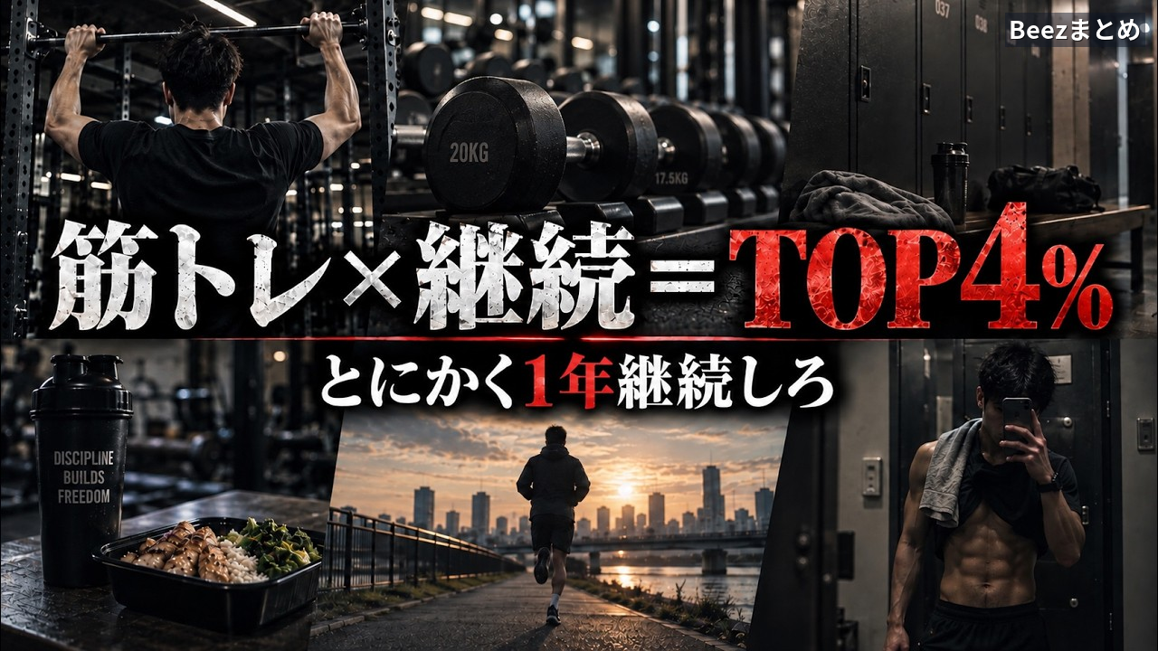 1年続ける筋トレが人生を変える理由と継続の設計図