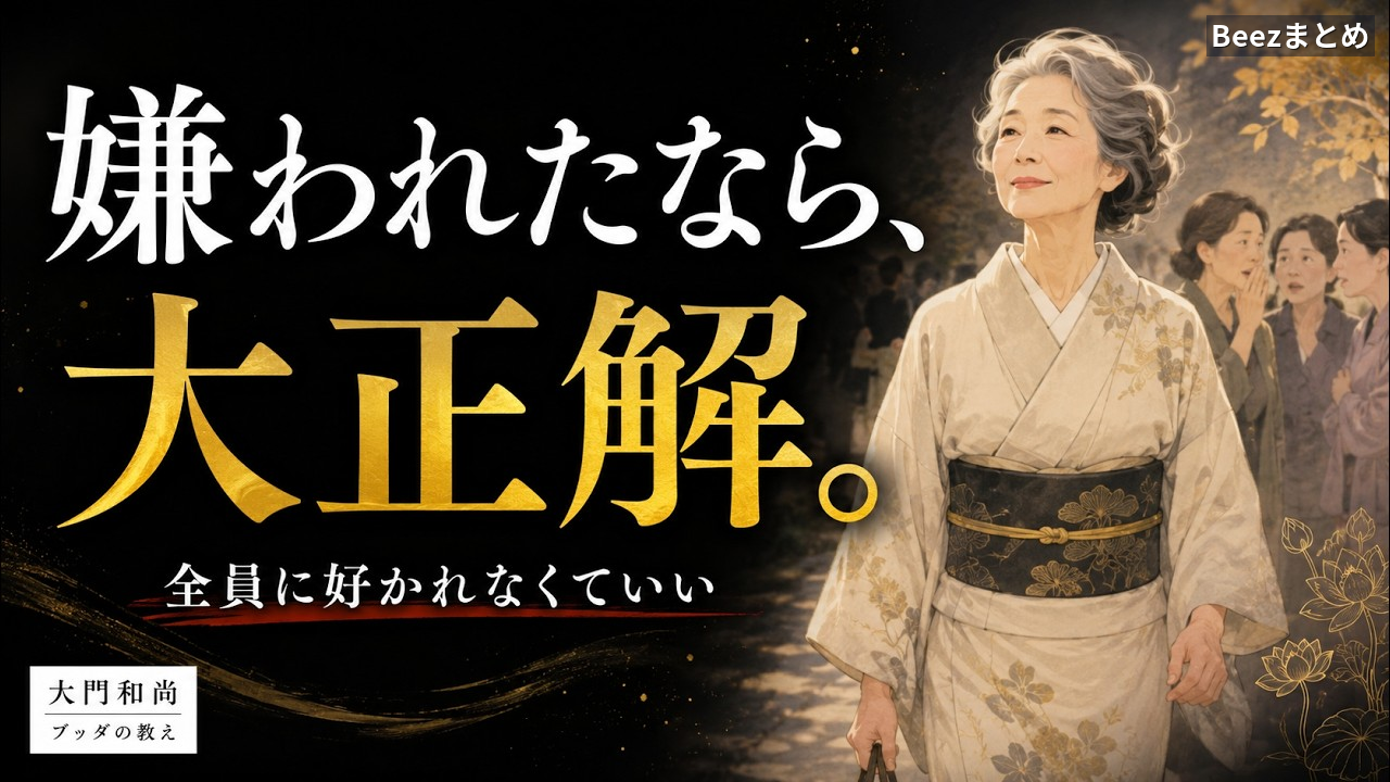 みんなに好かれようとすることが心をすり減らす理由――八風の教えから見る自分軸の取り戻し方