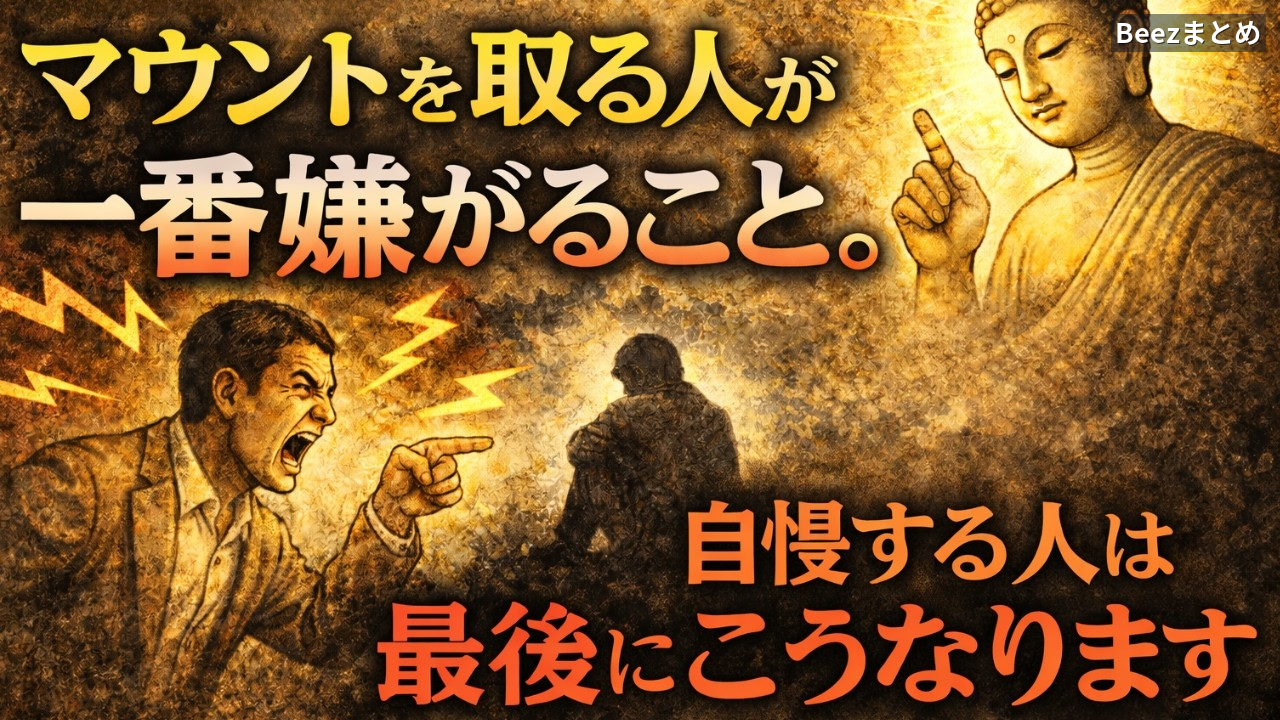 「マウントを取る人」に疲れたとき。仏教の視点で読み解く、優越感と孤独のメカニズム