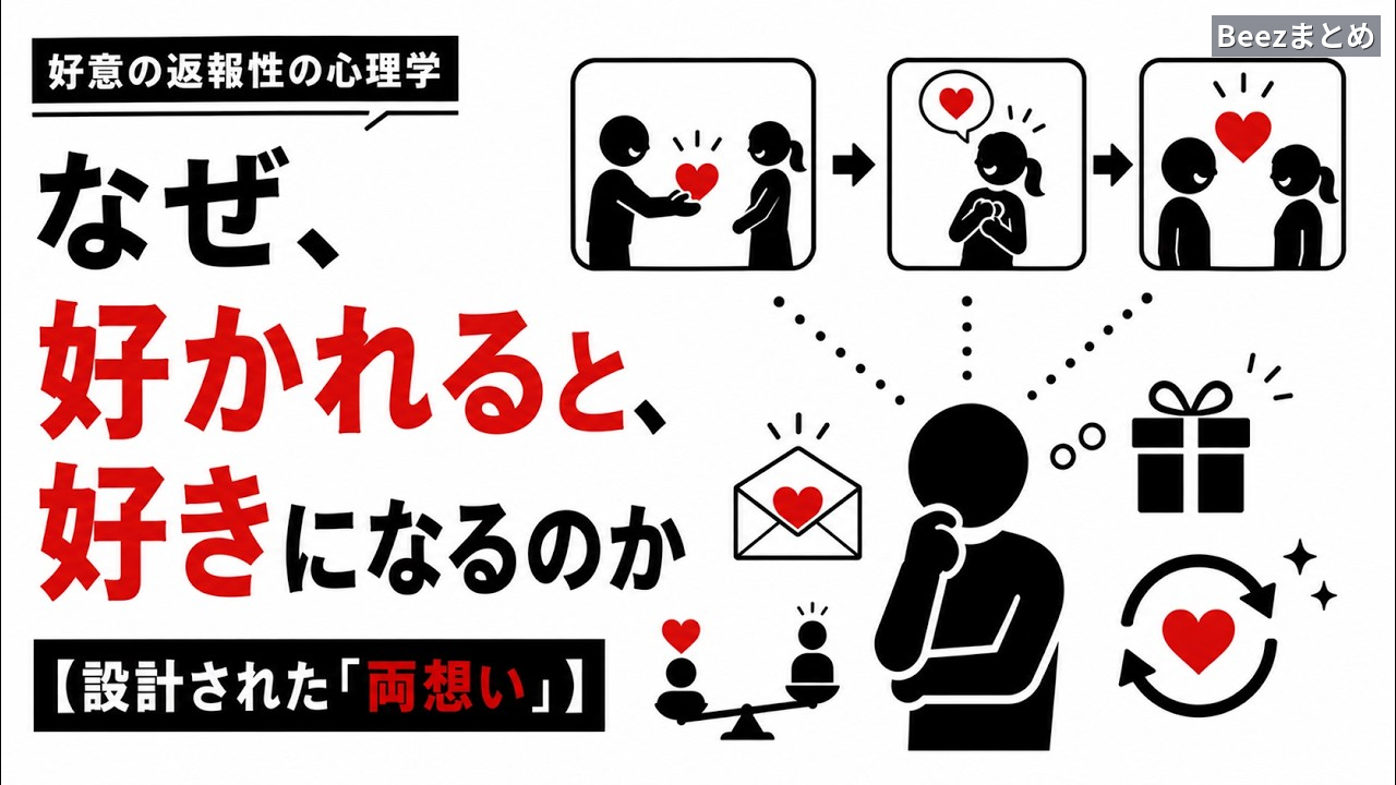 好かれると好きになるのは、単純だからじゃない——好意が返ってくる心のしくみ