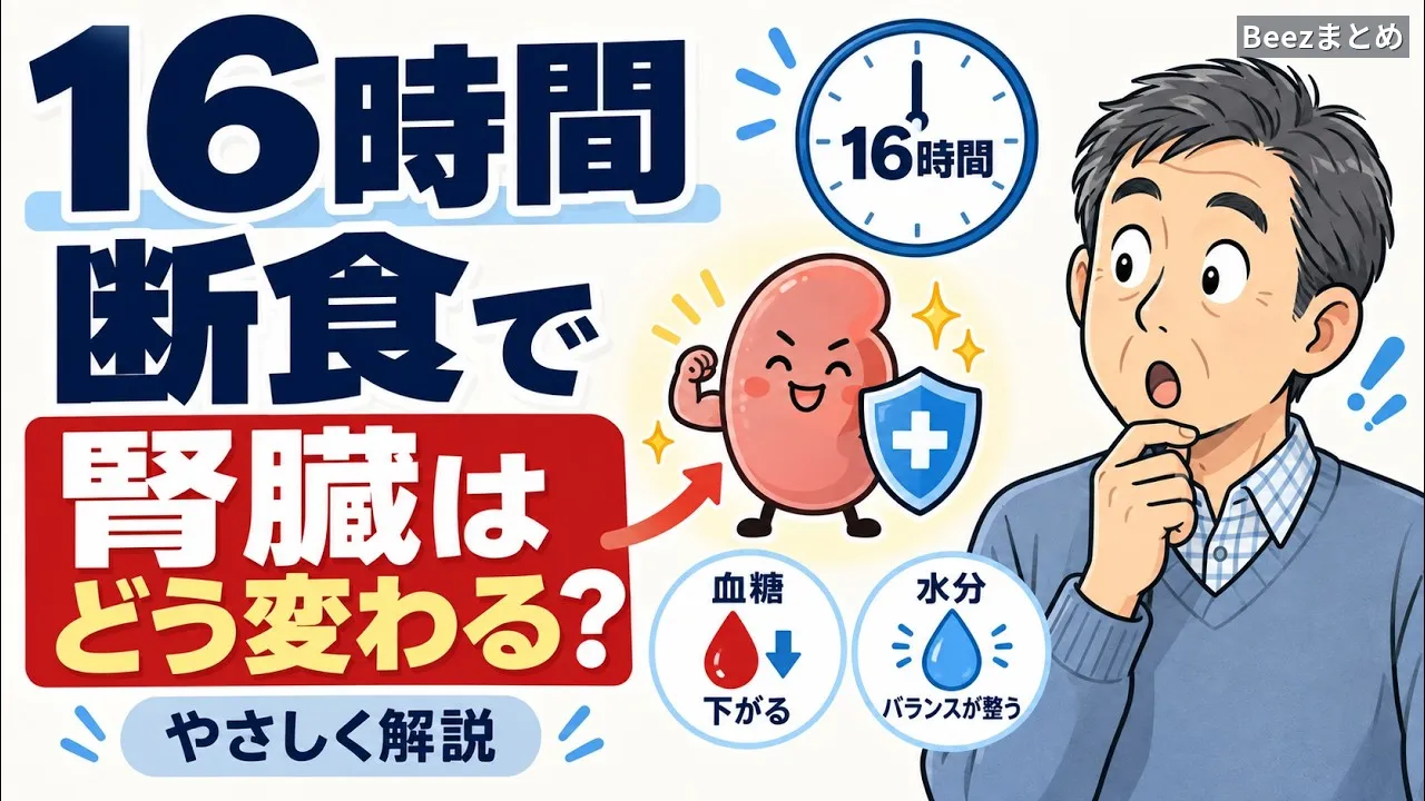 16時間断食で腎臓は休まらない——数字より体調を見る理由
