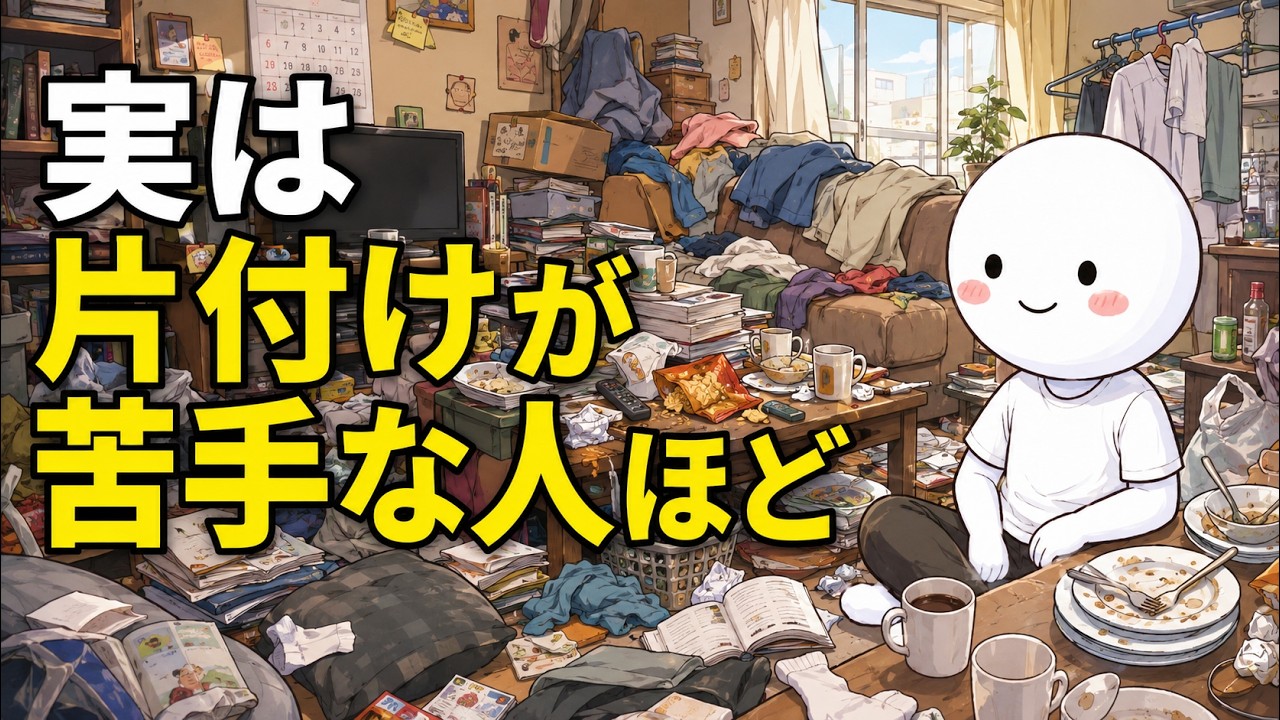 部屋が片付かないのは怠けのせいじゃない。完璧主義と共感が招く先延ばしを小さくほどく方法