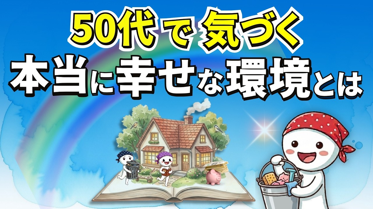 50代からの幸福感は「頑張り」より「環境」で変わる。無理なく整える7つの視点