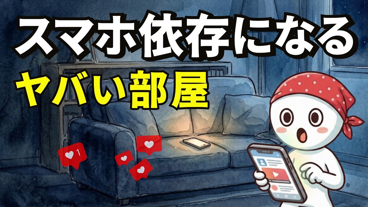 夜のスマホがやめられないのは意志の弱さではない。部屋を変える20秒ルール