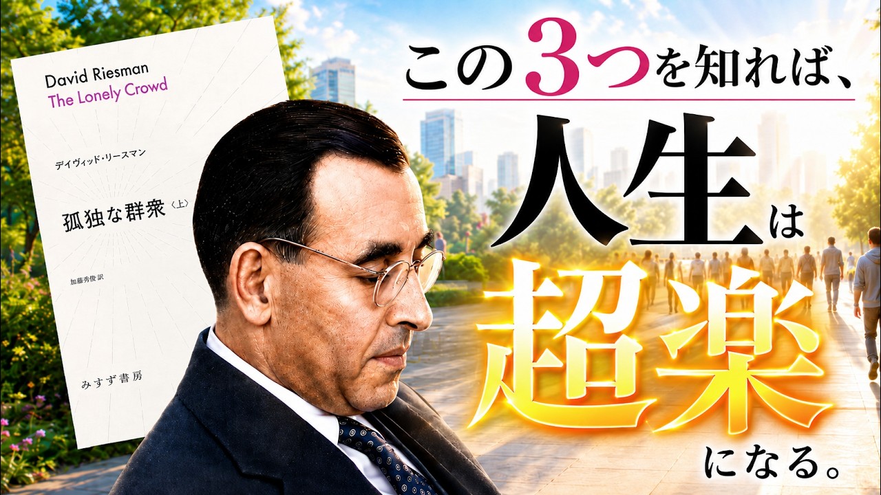 頑張っているのに息苦しいのはなぜ？『孤独な群衆』の「内的指向型」に学ぶ、目標との距離の取り方