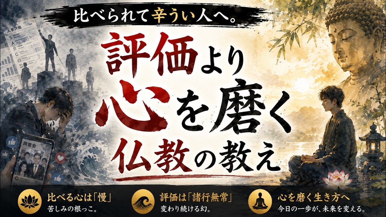 他人と比べて落ち込む心をどう扱うか。仏教が教える「比べる心」の正体と向き合い方