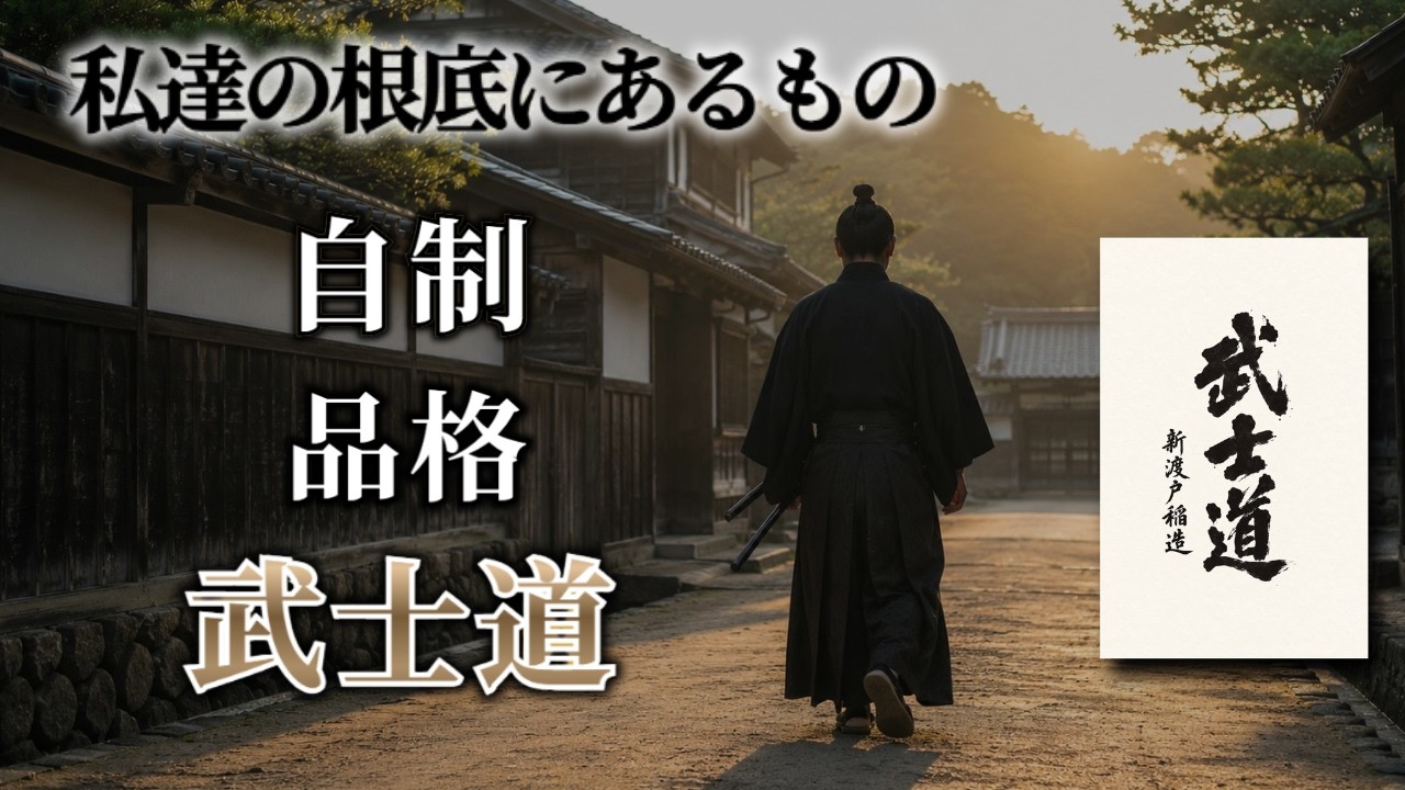 感情に振り回されない強さとは？新渡戸稲造『武士道』に学ぶ「自分を律する」生き方