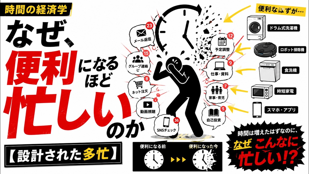 便利になっても「時間がない」のはなぜ？消えた余白の正体を考える