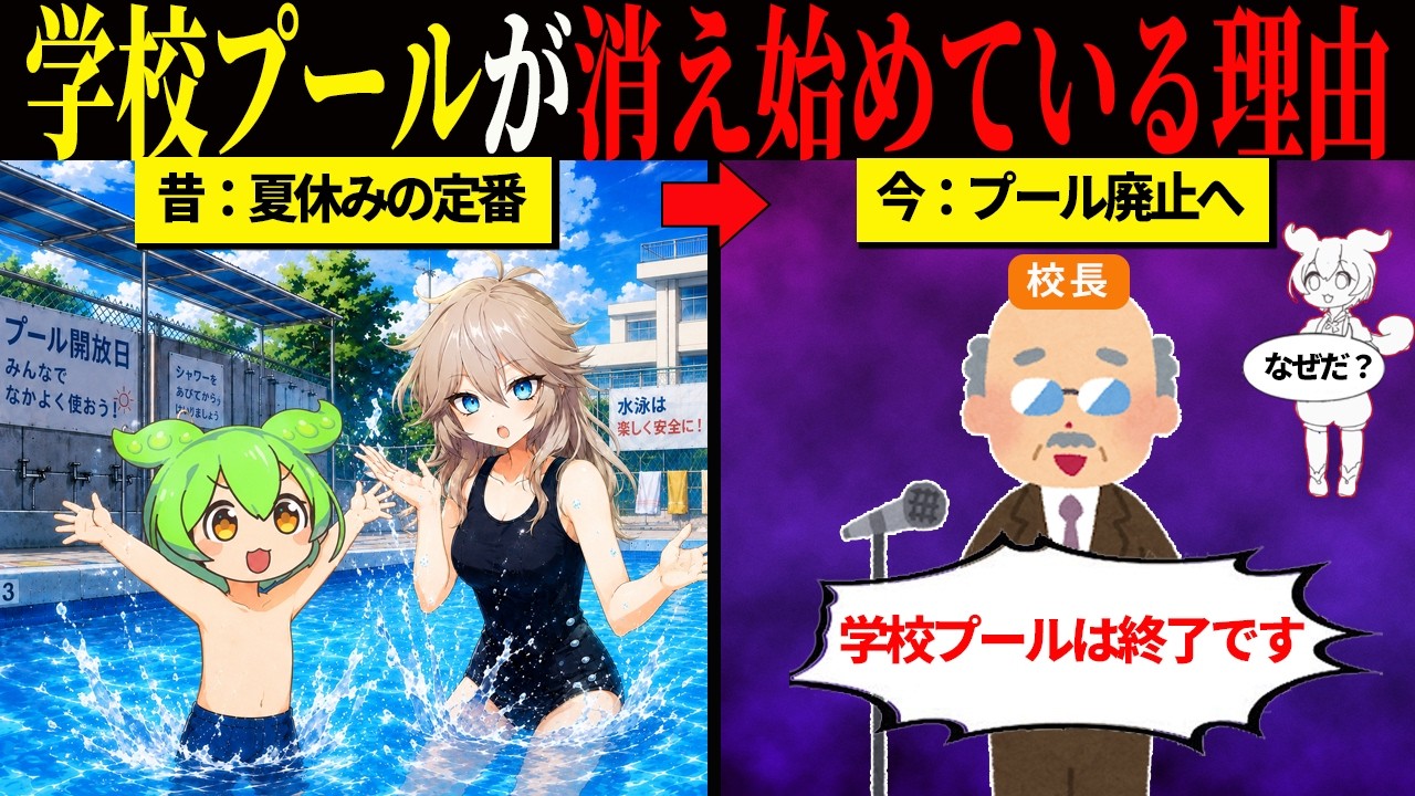 学校のプールが減っているのはなぜ？ 数字と記憶から考える、これからの水辺の安全