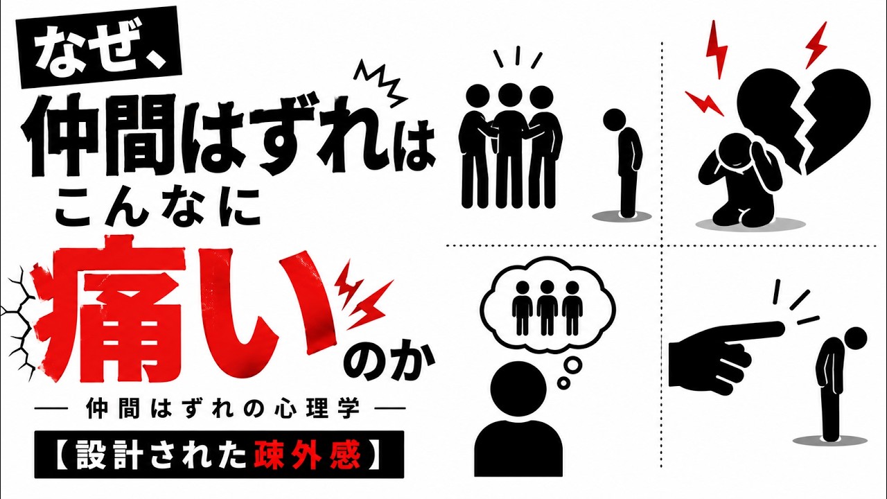 仲間はずれが痛いのは弱さではない——脳が感じる本物の痛みと向き合う