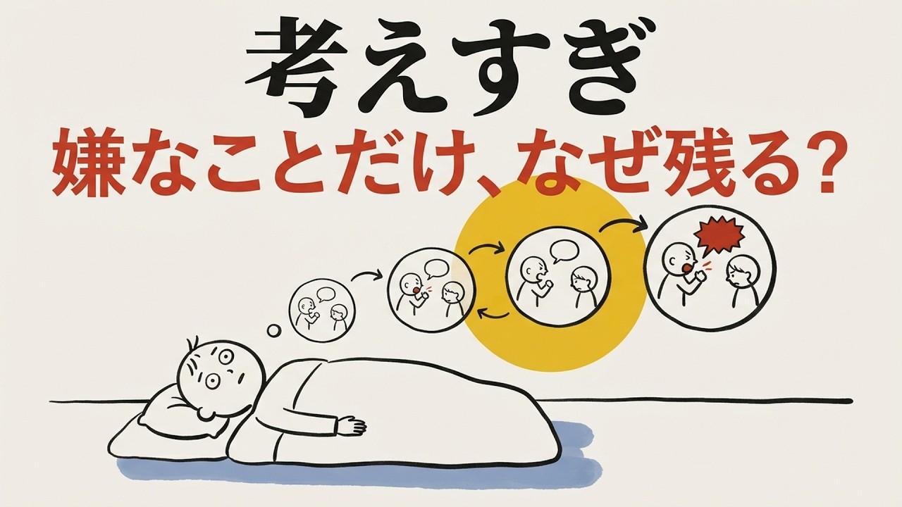 夜、嫌な記憶が何度も戻るのはなぜ？ 考えないほど浮かぶ脳の仕組み