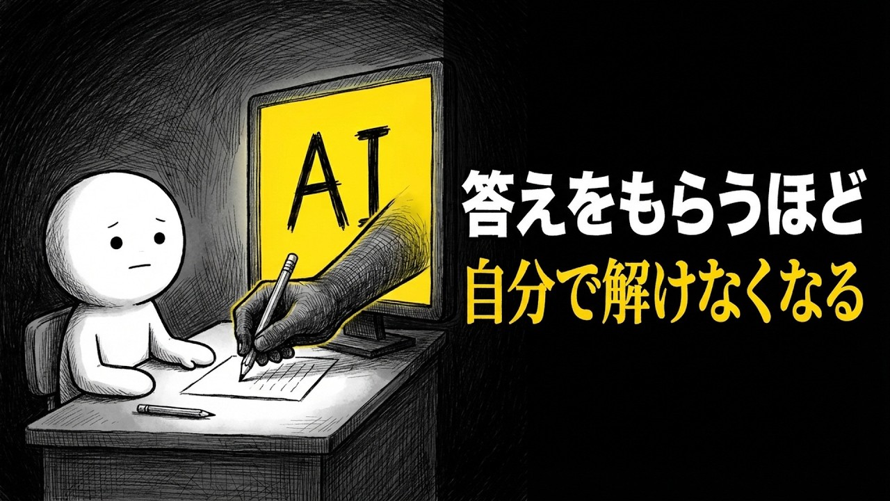 AIに答えをもらう人、ヒントをもらう人——任せた力は育たないという認知心理学の記録