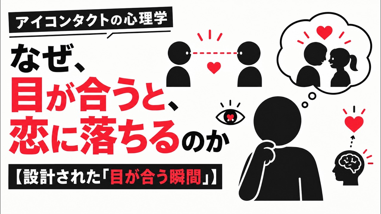 目が合うと恋が始まるのはなぜ？視線が心を動かす仕組みと見つめ合いの距離感