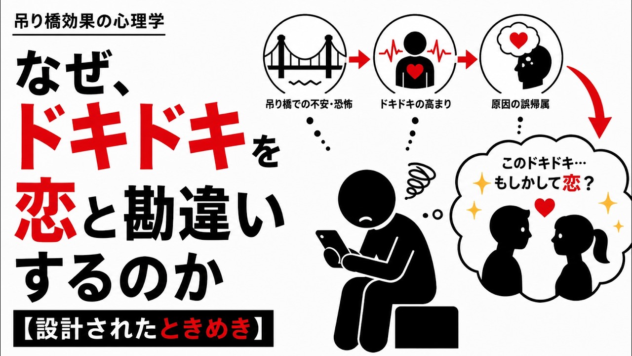 ドキドキは恋の証拠？ 吊り橋効果が教える、心臓と脳の静かなすれ違い
