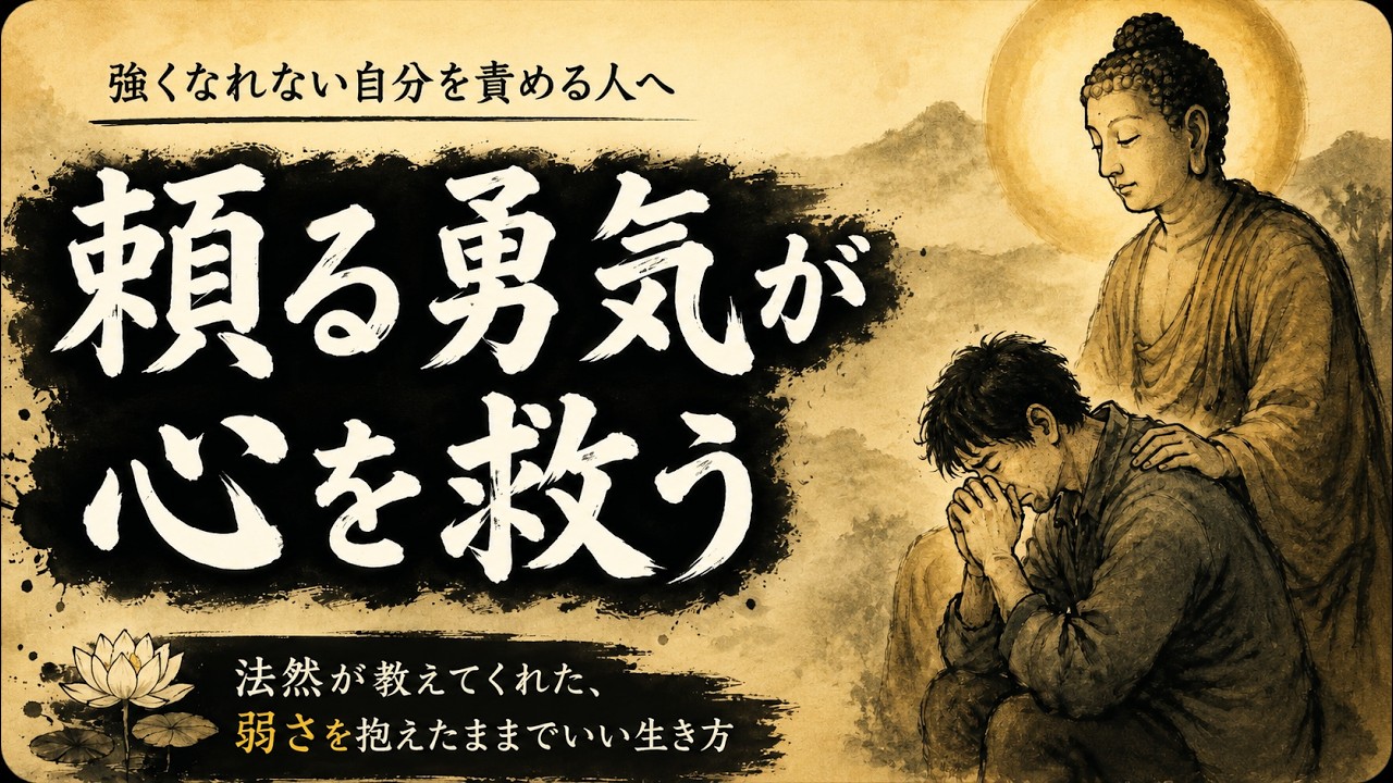 「強くならなきゃ」と自分を責めてしまうあなたへ。心を軽くする「他力」の考え方