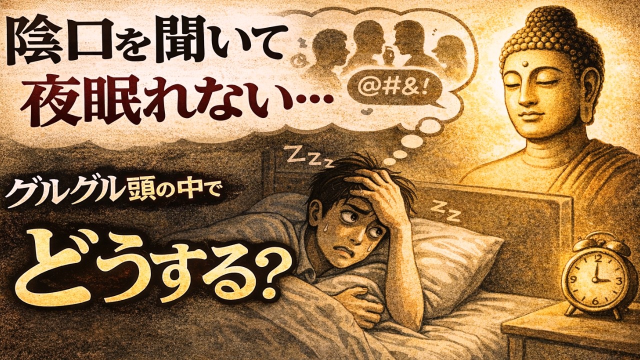 影口や悪口が頭から離れない夜に。心をすり減らさないための「忍辱」という考え方