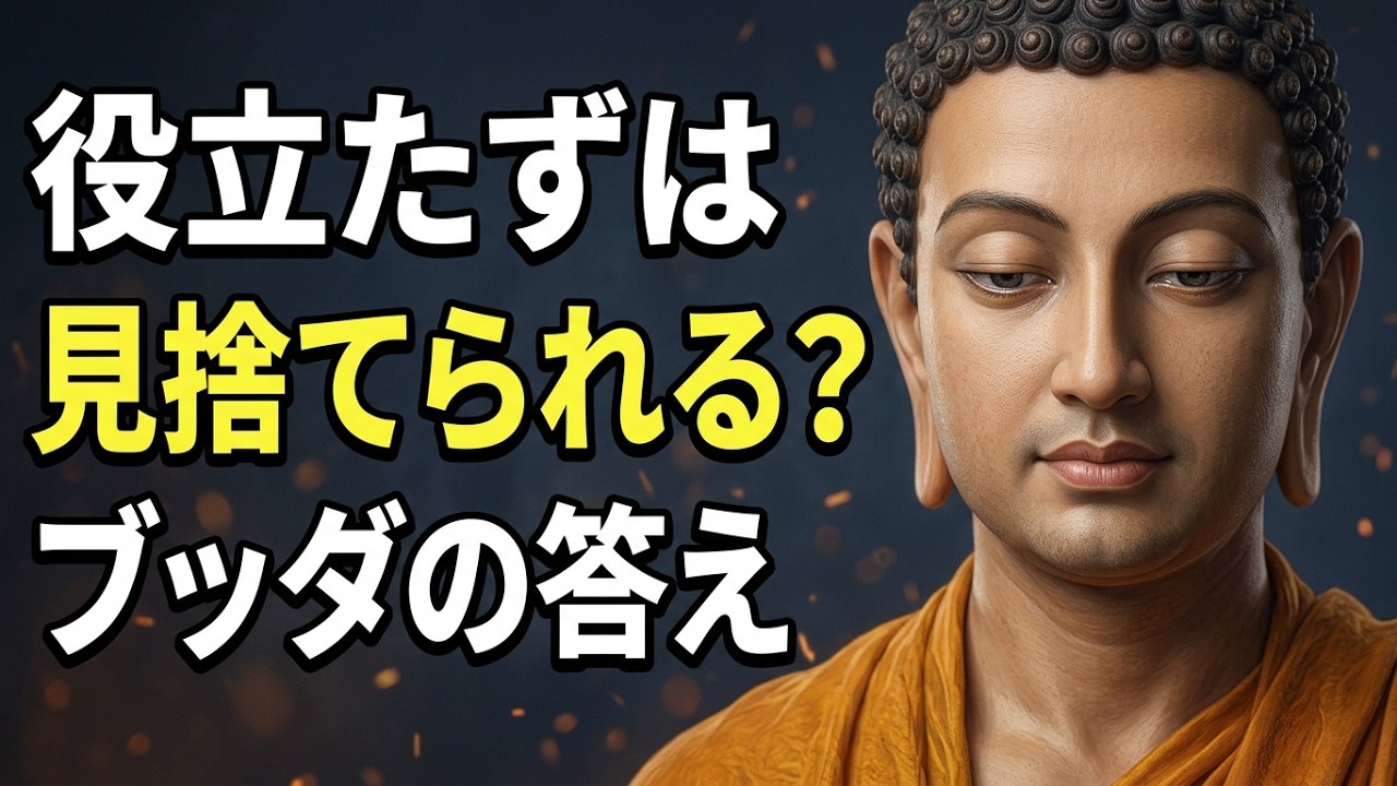 「役に立たないから価値がない」と感じたとき。ブッダが示した、助け合いの本当の条件