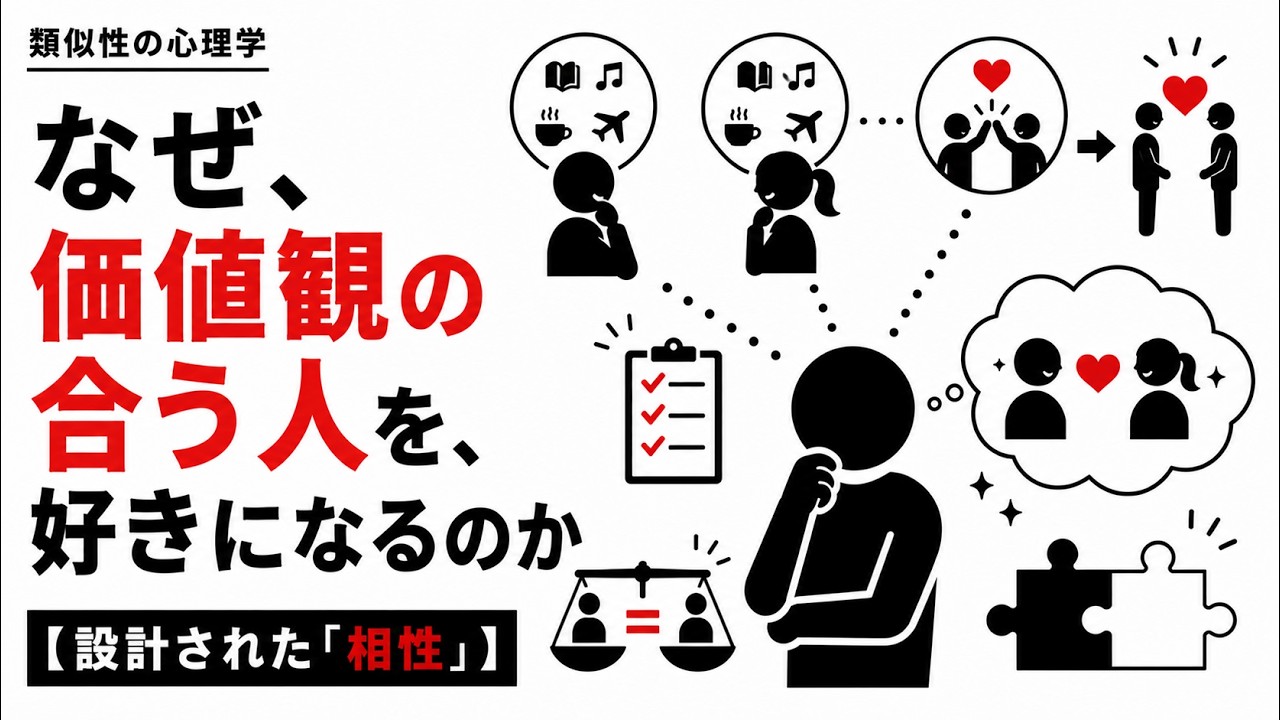 似た人に惹かれる心理：価値観の形が相性を決める理由