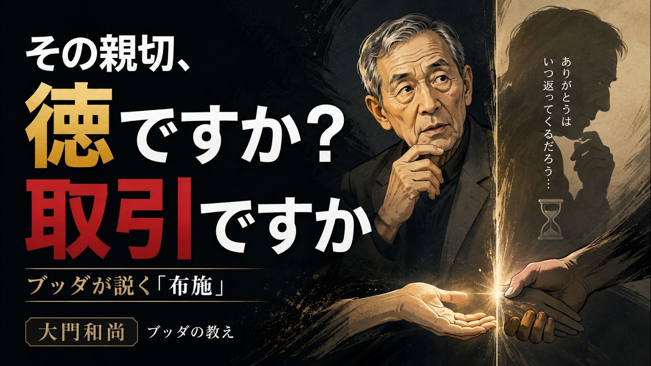 親切の見返りを期待すると心が重くなる理由――与える行いと取引の見分け方