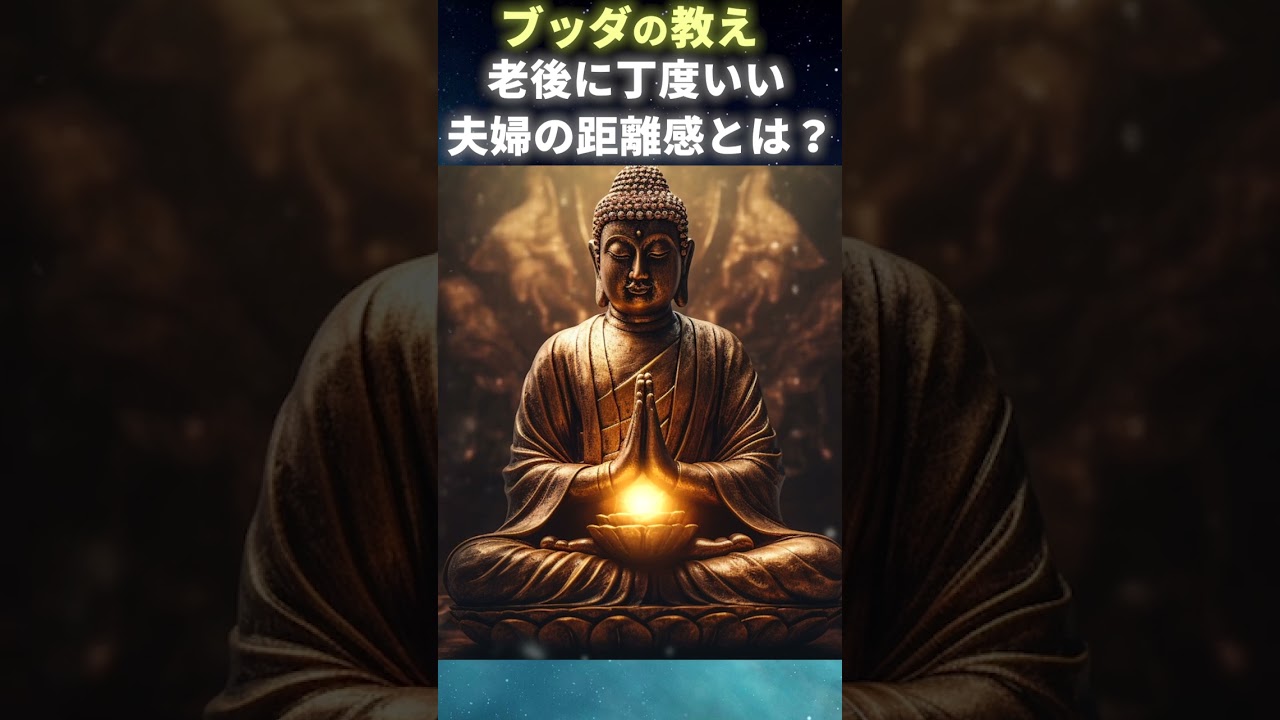 老後の夫婦関係に心地よい距離感とは？仏教の「中道」から考える寄り添い方
