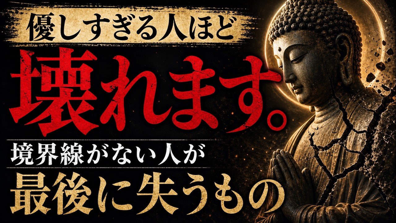 「やさしすぎて疲れる」あなたへ。心をすり減らさないための仏教的境界線の引き方