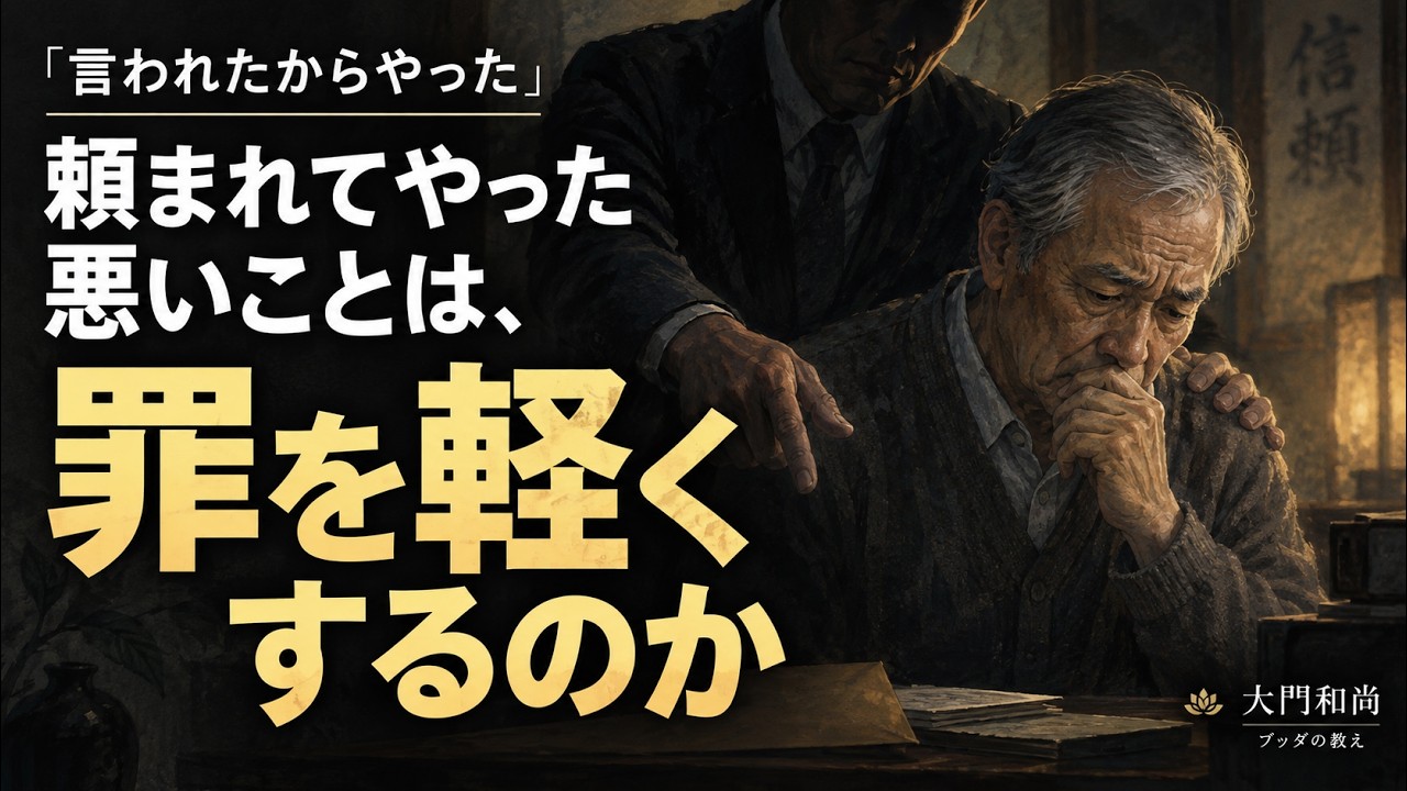 指示されたことと自分の意志―責任の感じ方を仏教の視点で見直す