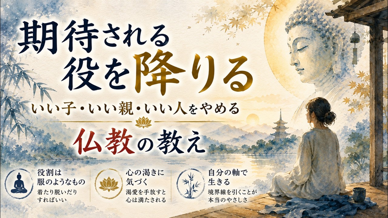 「いい人」でいることに疲れたとき。仏教の視点で紐解く、役割という鎧の脱ぎ方