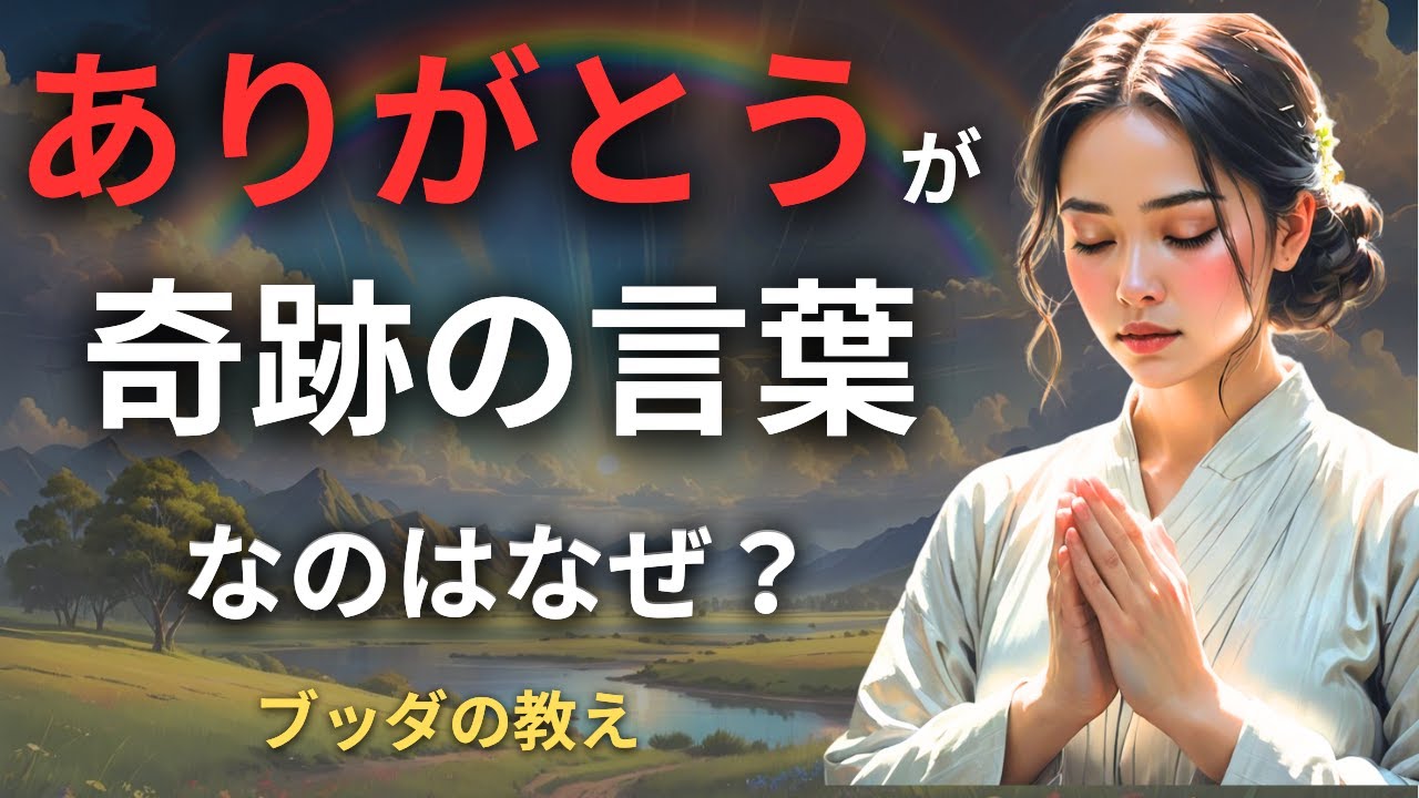 「ありがとう」の本当の意味とは？日常の当たり前を奇跡に変える仏教の視点
