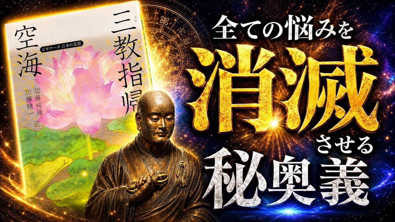 同じ悩みでも効く言葉は違う——空海『三教指帰』が示した「三つの教え」の考え方