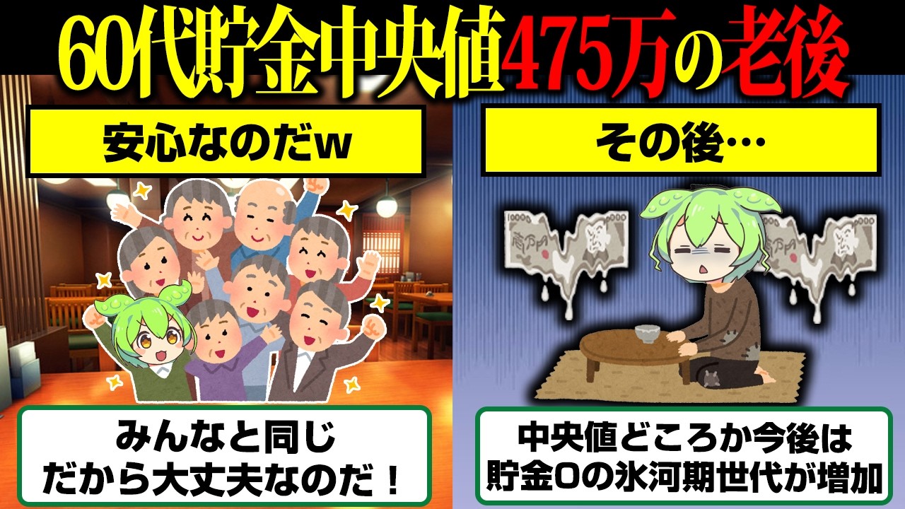 60歳で貯蓄475万円は足りる？中央値の意味と老後生活費から考える「足りる条件」