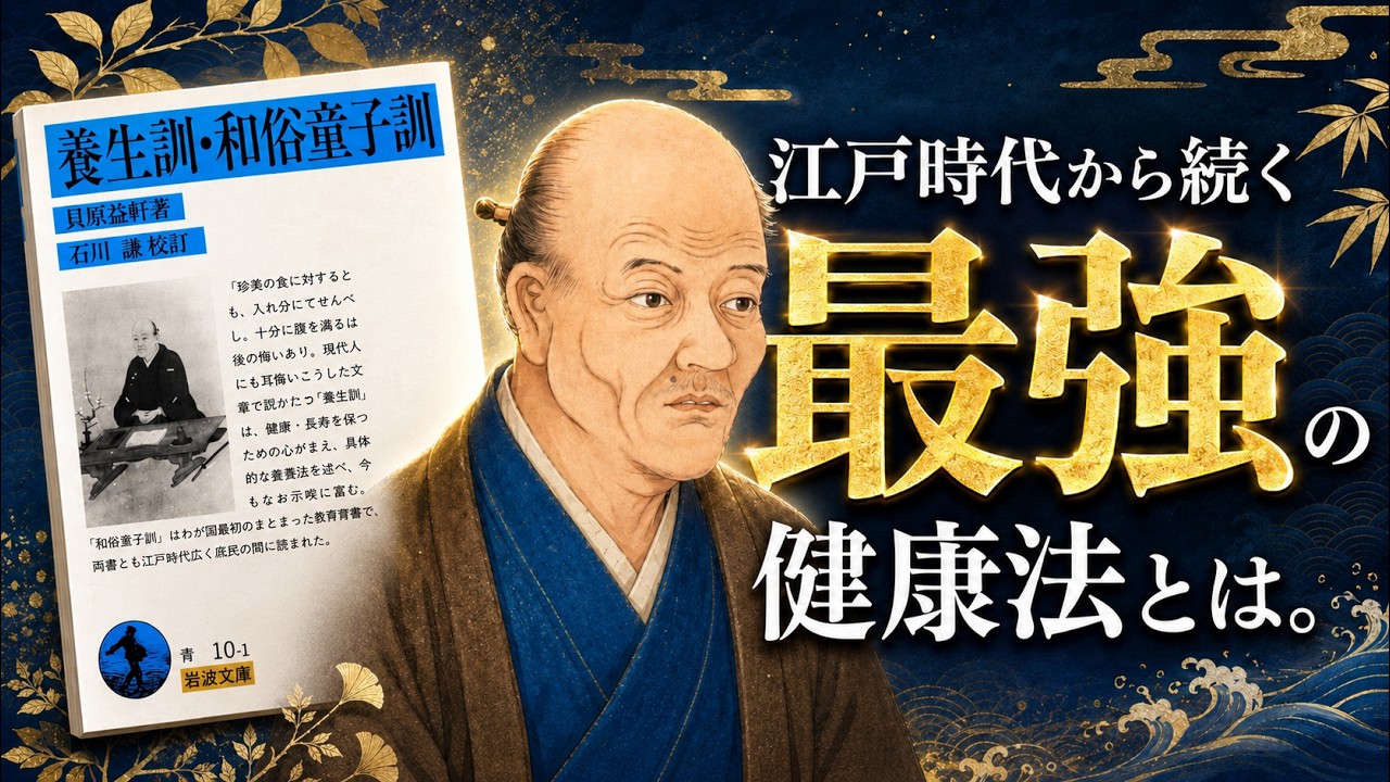 「長く生きる」より「長く楽しむ」——江戸の『養生訓』に学ぶ、心を整える暮らし方