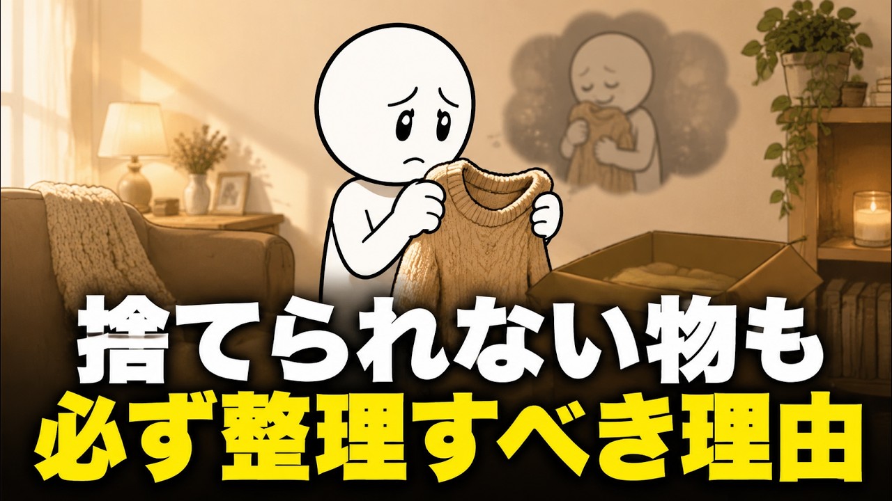 使わない物を捨てられない心理｜意志の弱さではなく、脳のしくみが働いている