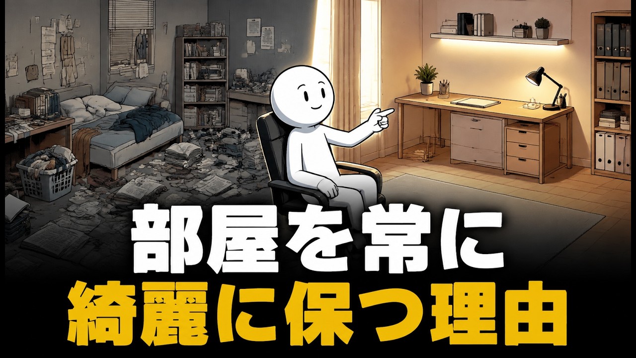 散らかった部屋で休んでも疲れるのはなぜ？片付けを「意志の力」に頼らない考え方