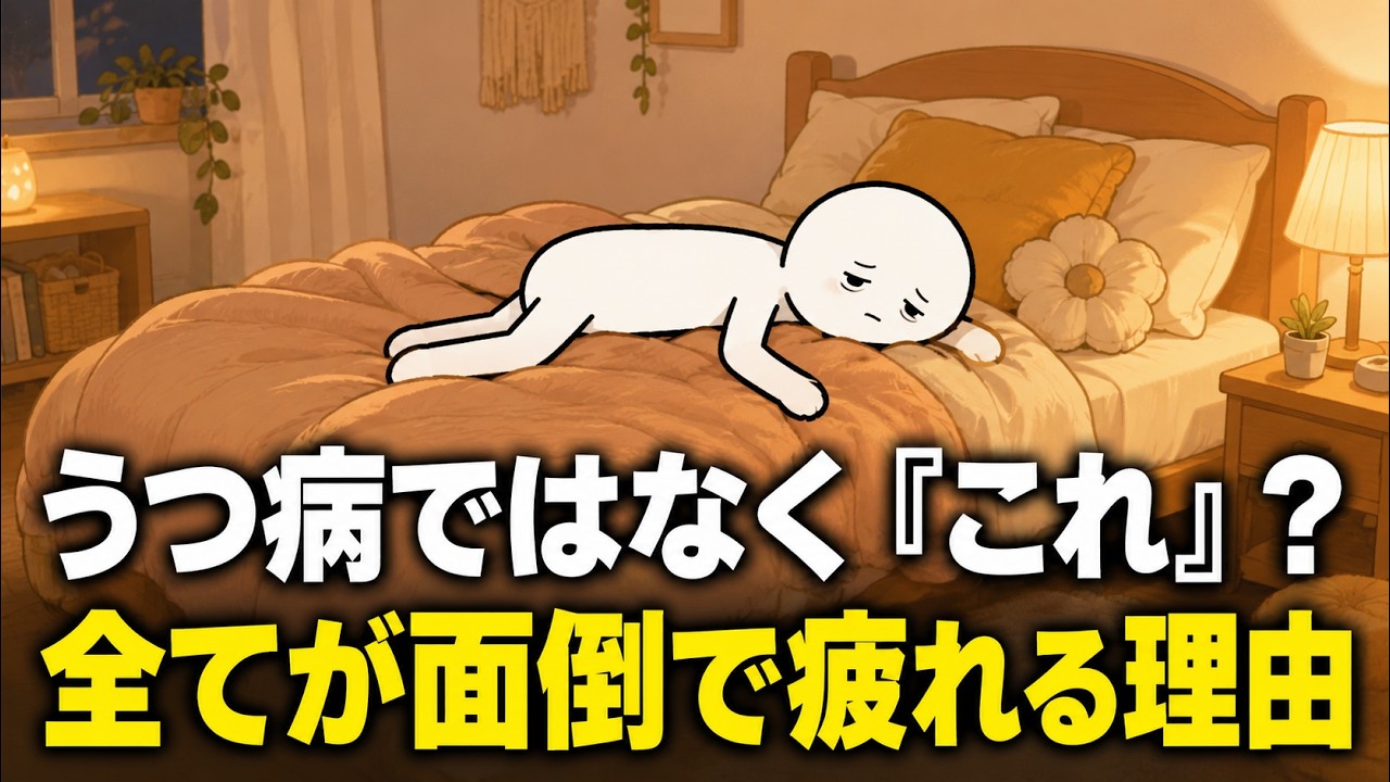 うつ病ではないのに、毎日疲れている。休んでも取れない疲労の正体をどう理解するか