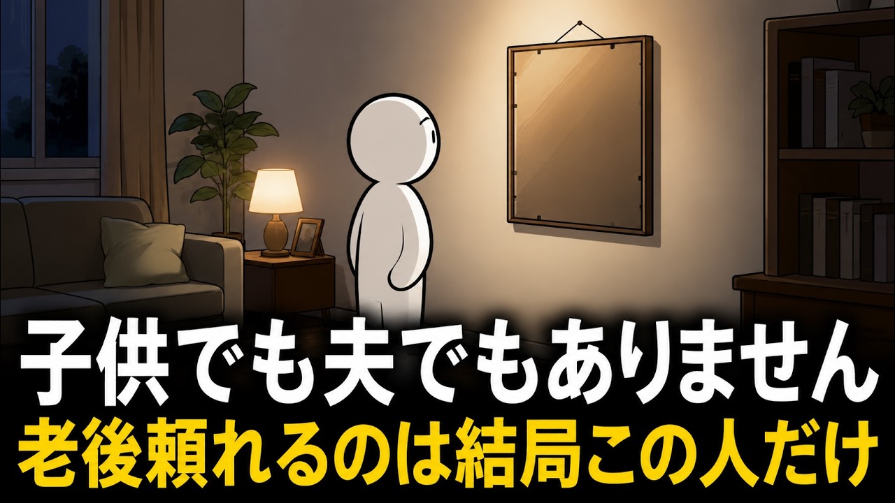 老後に最後まで頼りになるのは誰か。家族への期待がしんどくなったとき、心の軸を自分に戻す考え方