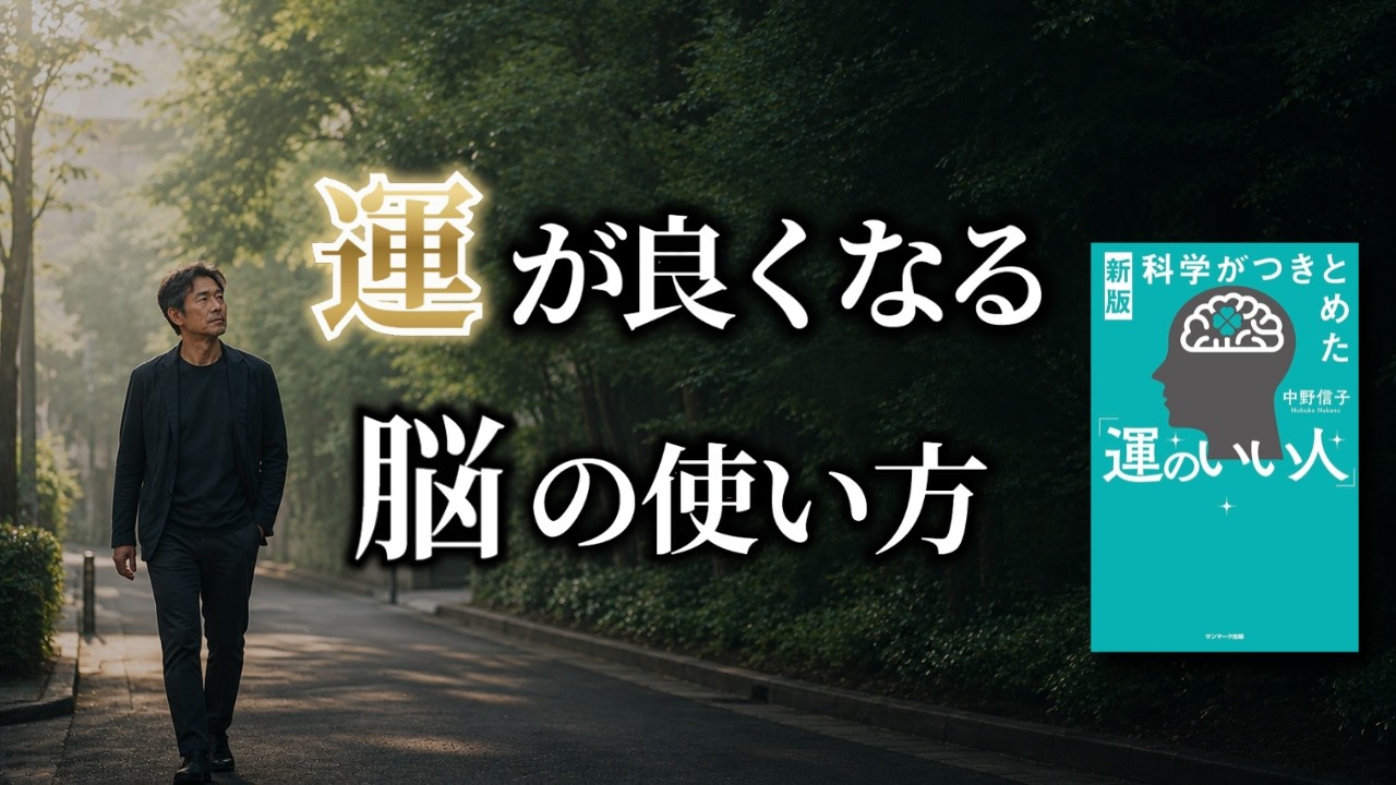 「運が悪い」と感じるあなたへ。脳科学的な視点から考える「運の正体」と心の持ち方