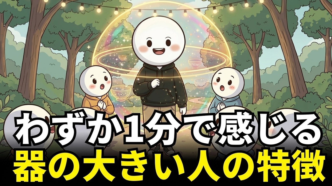 「器が大きい人」の共通点とは？一緒にいるだけで落ち着く理由を心理の言葉で考える
