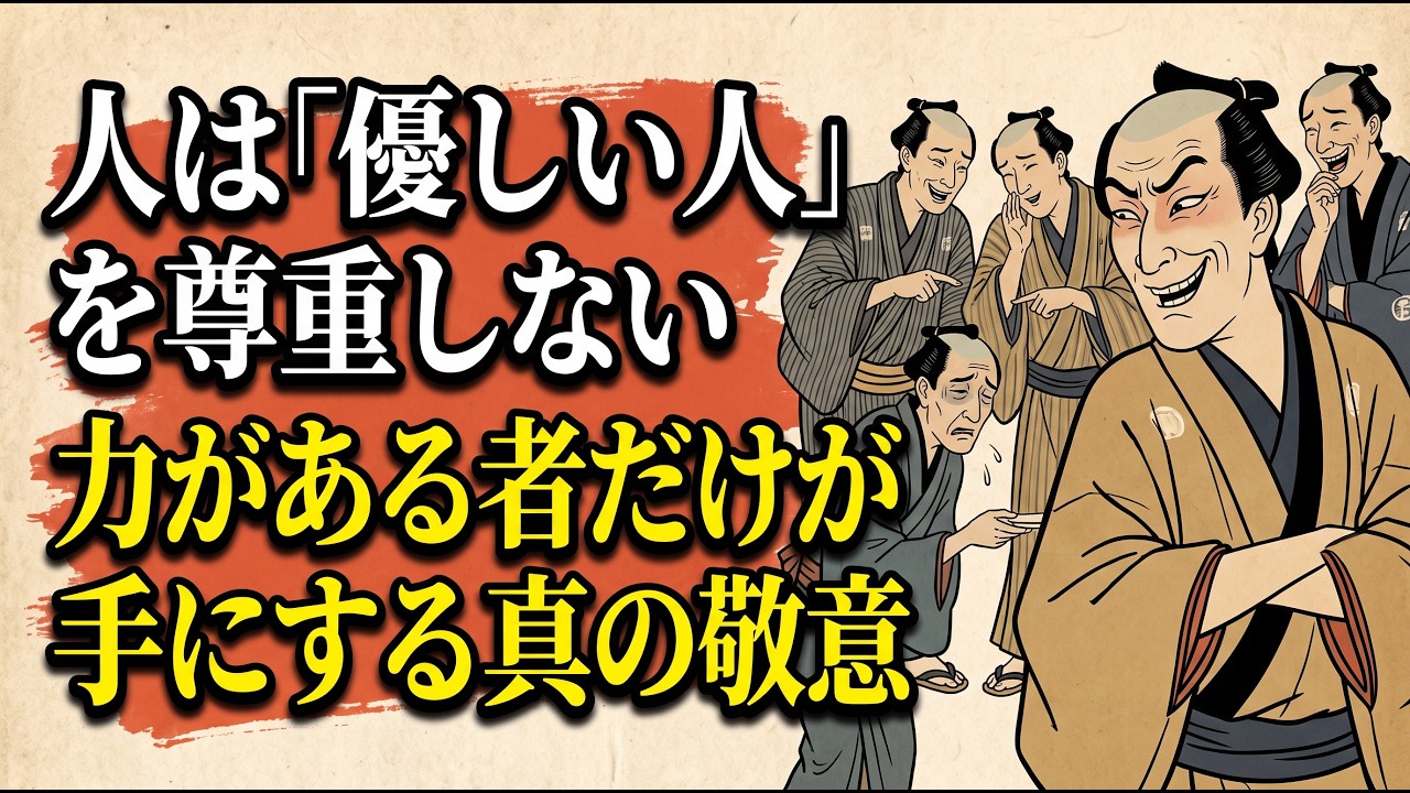 「優しい人は尊重されない」は本当か——実力と境界線の話をどう受け取るか