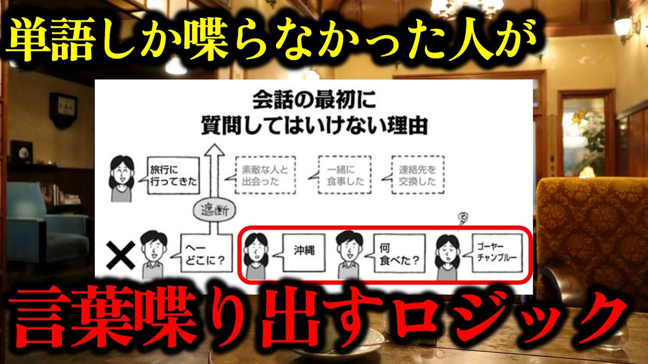 会話が続かない人へ：最初の質問をやめると、一対一の沈黙が減るかもしれない