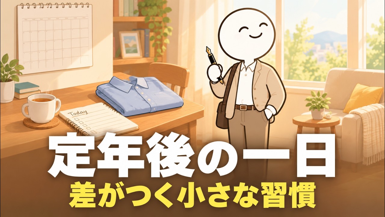 定年後の時間の使い方｜予定のない毎日を自分で整える5つの習慣