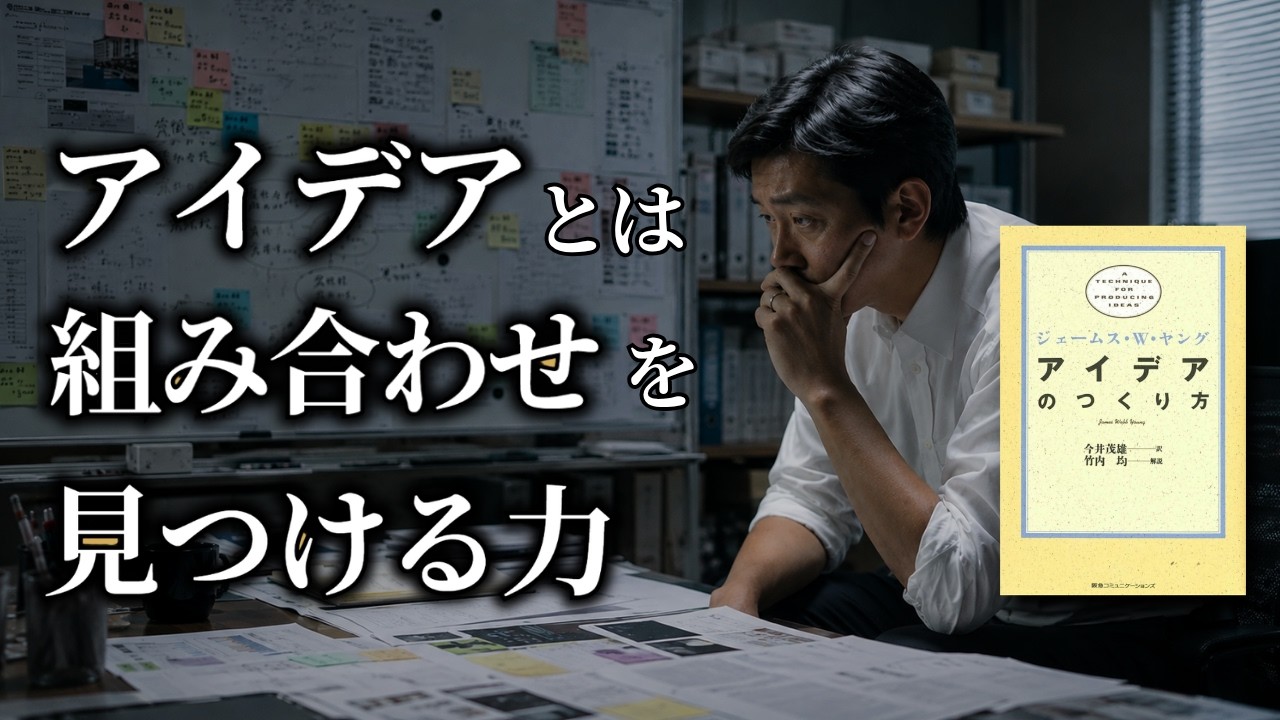「いいアイデアが出ない」と悩むあなたへ。執着を手放し、心の材料を揃える考え方