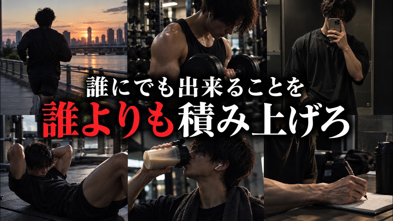 誰にも見られない1日の積み重ねが、圧倒的な結果を生む理由