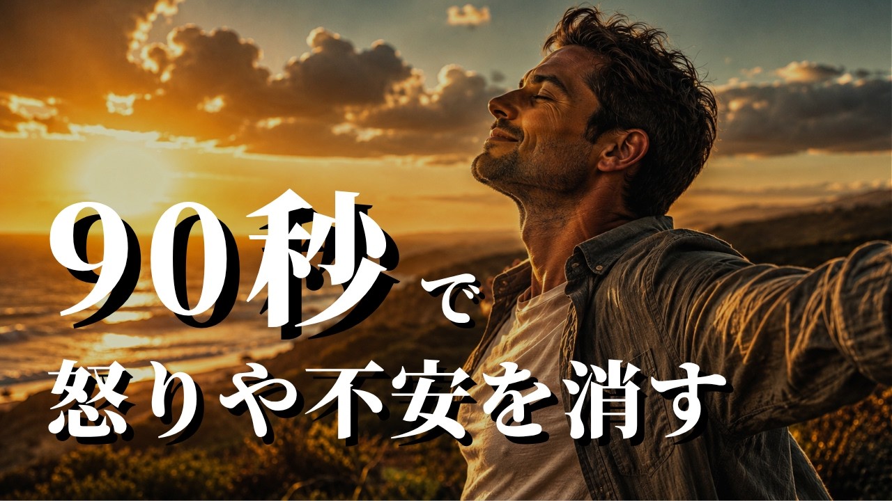 嫌な感情を90秒で手放す習慣　継続とメンタルの整え方