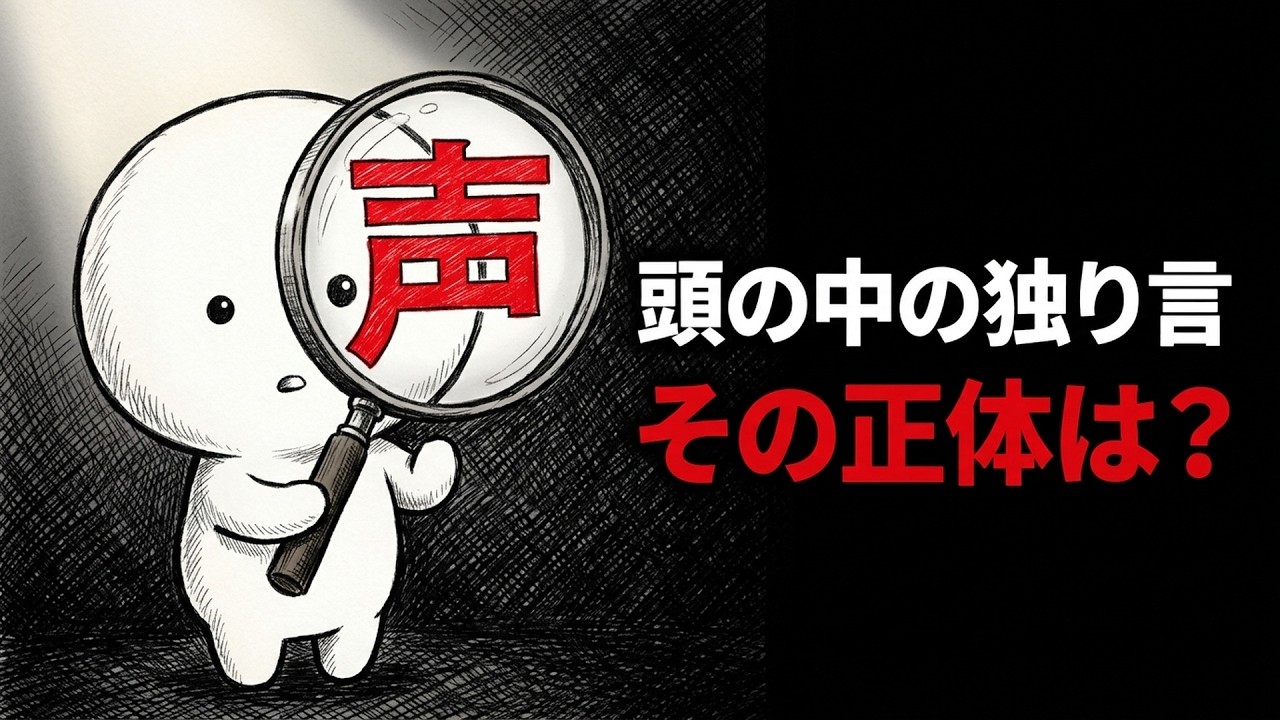 頭の中のひとりごとが止まらない理由｜青い鉛筆から見える内なる声の正体