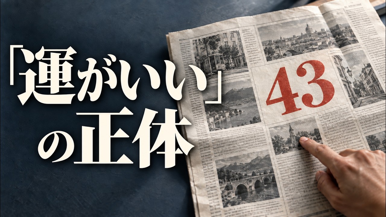 なぜ「運がいい人」は存在するのか――心理学×統計学で読み解く偶然と行動