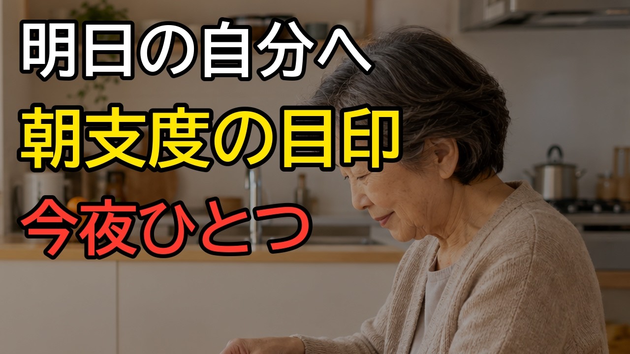 70代の年末年始、朝食と昼食の支度を軽くする三つの工夫｜紙の目安と小皿の準備