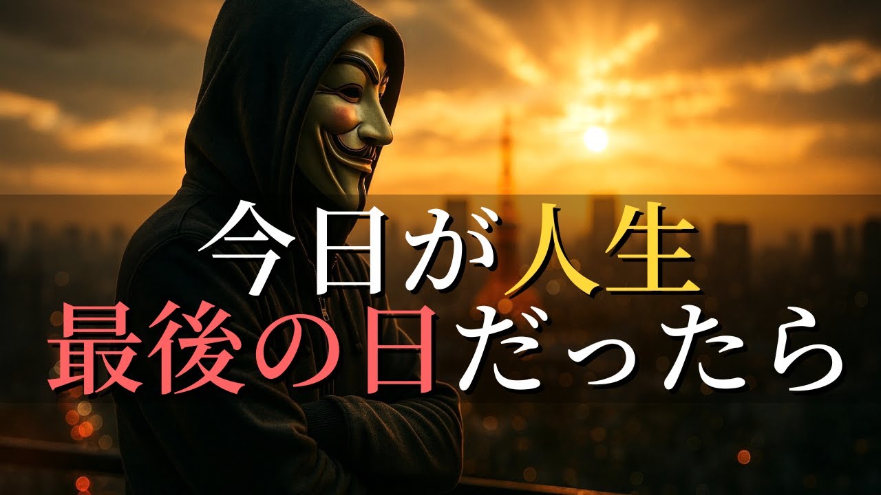 「今日が最後の日なら」の罠──明日胸を張れる人生を作る「やりきる習慣」の始め方