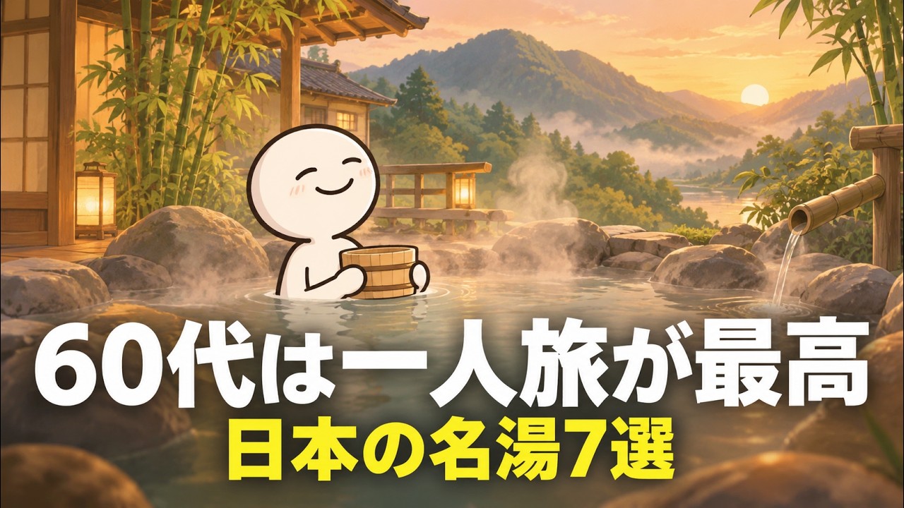 定年後の一人温泉旅は寂しいだけ？60代が「自分の時間」を取り戻す楽しみ方