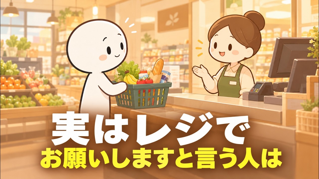 レジの「お願いします」をやめると楽になる？ 気疲れの人が見直したい2秒の余白